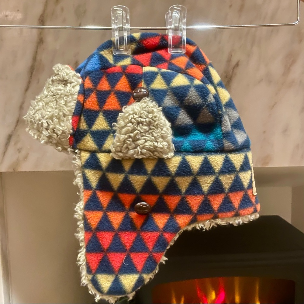 Colorful Geometric Pattern Kids Hat - Picture 1 of 4